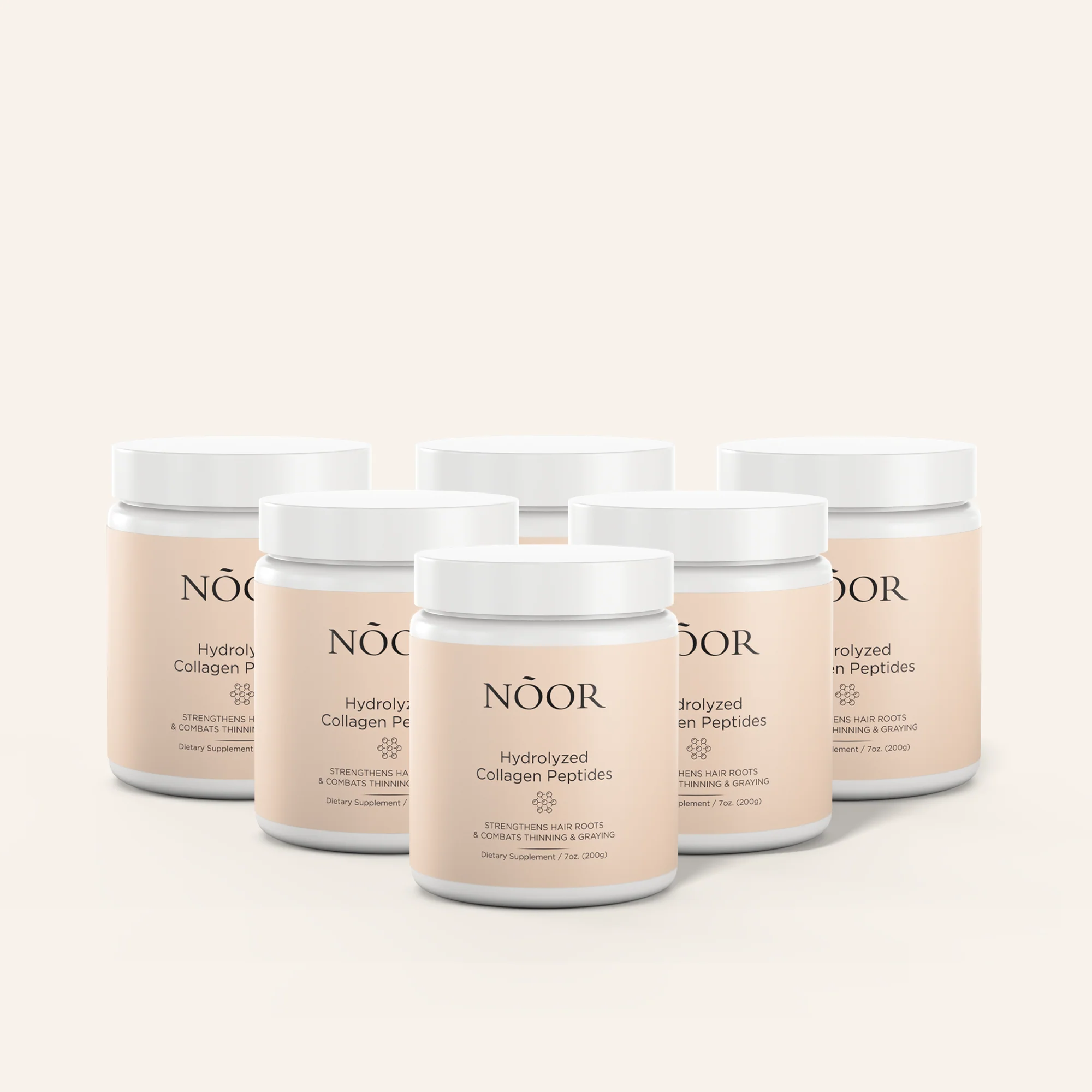 Hydrolyzed Collagen Peptides | 6 Month Supply