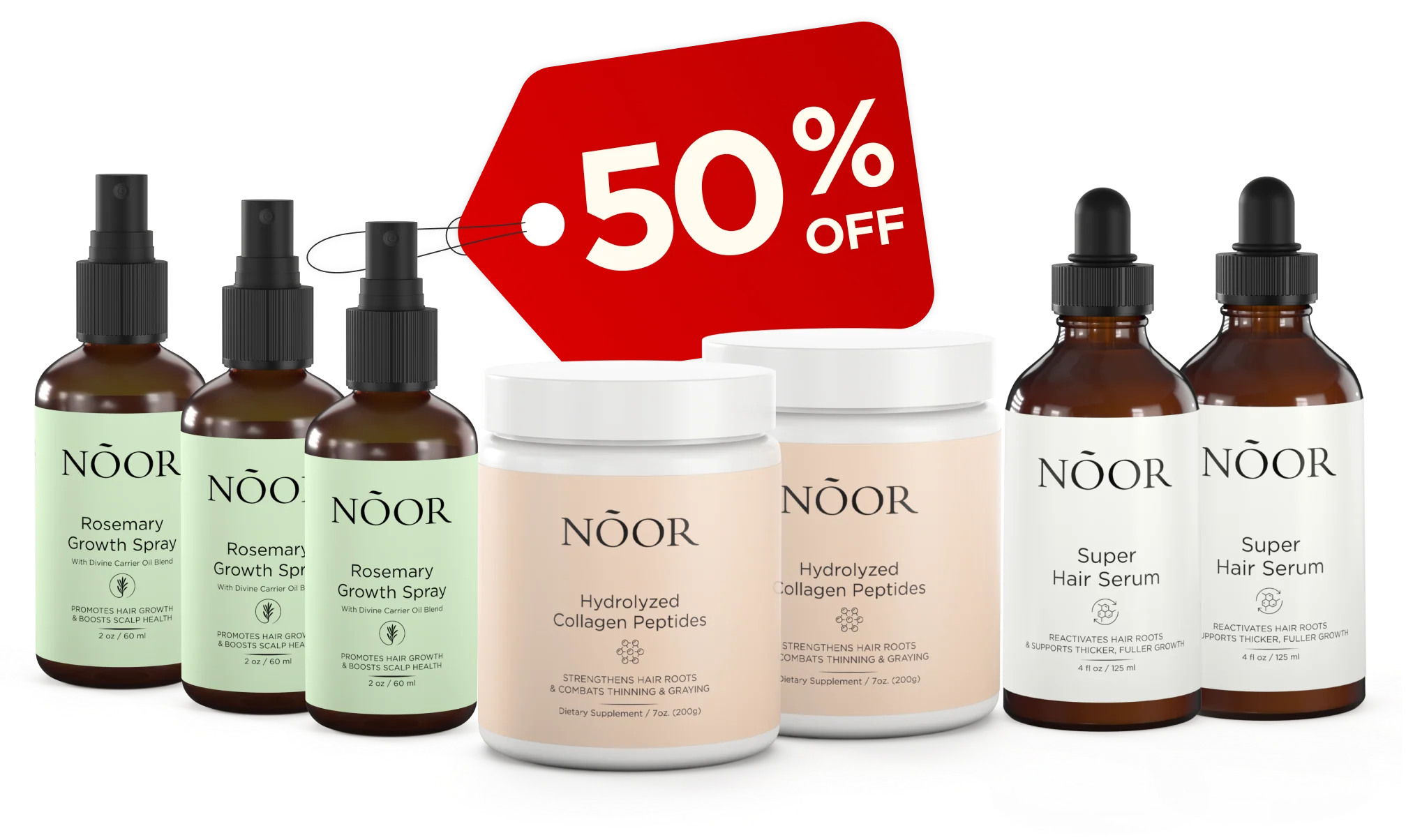 New Elite Hair Growth Bundle - 50% OFF